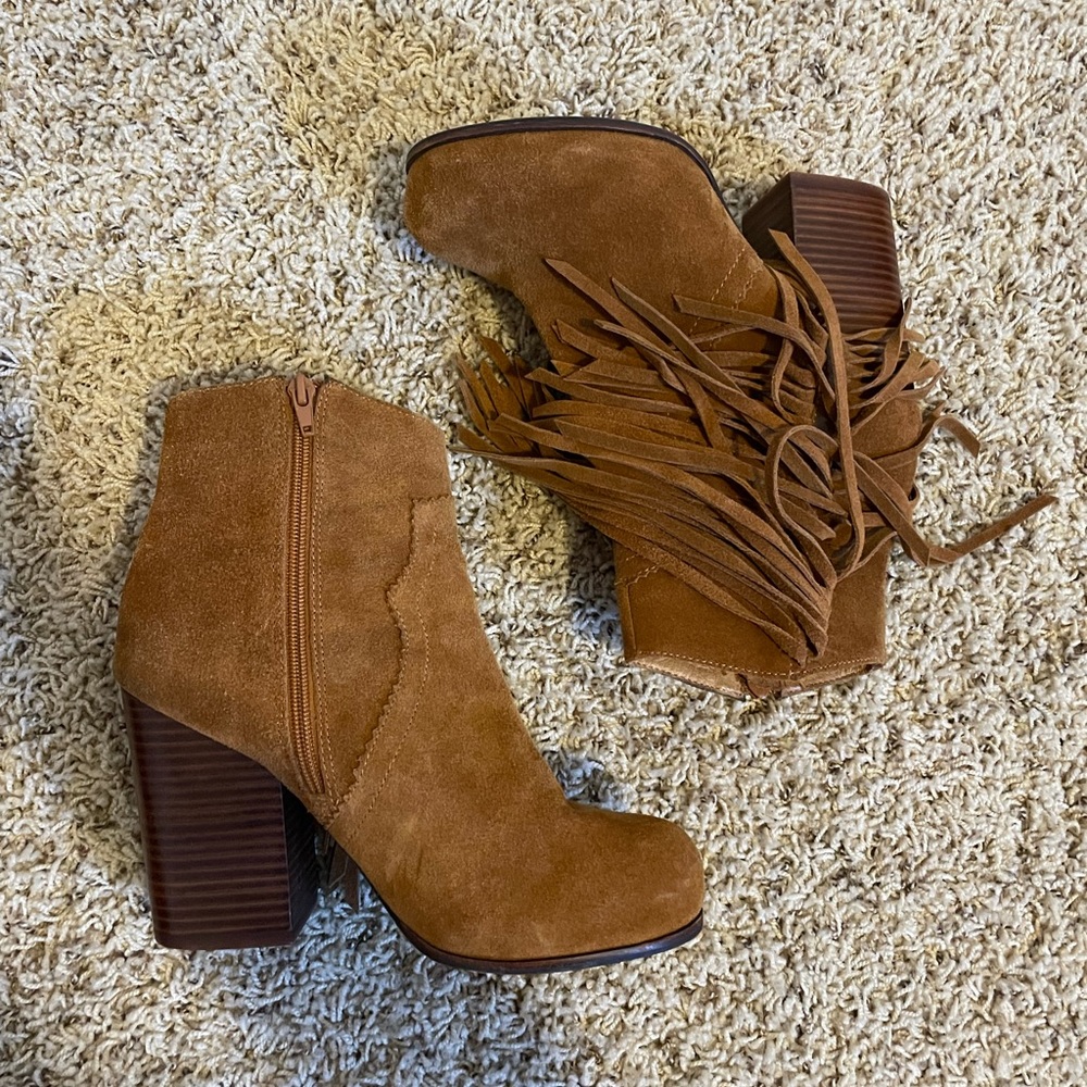 Jeffrey Campbell Prance Fringe Suede Bootie - Picture 4 of 10